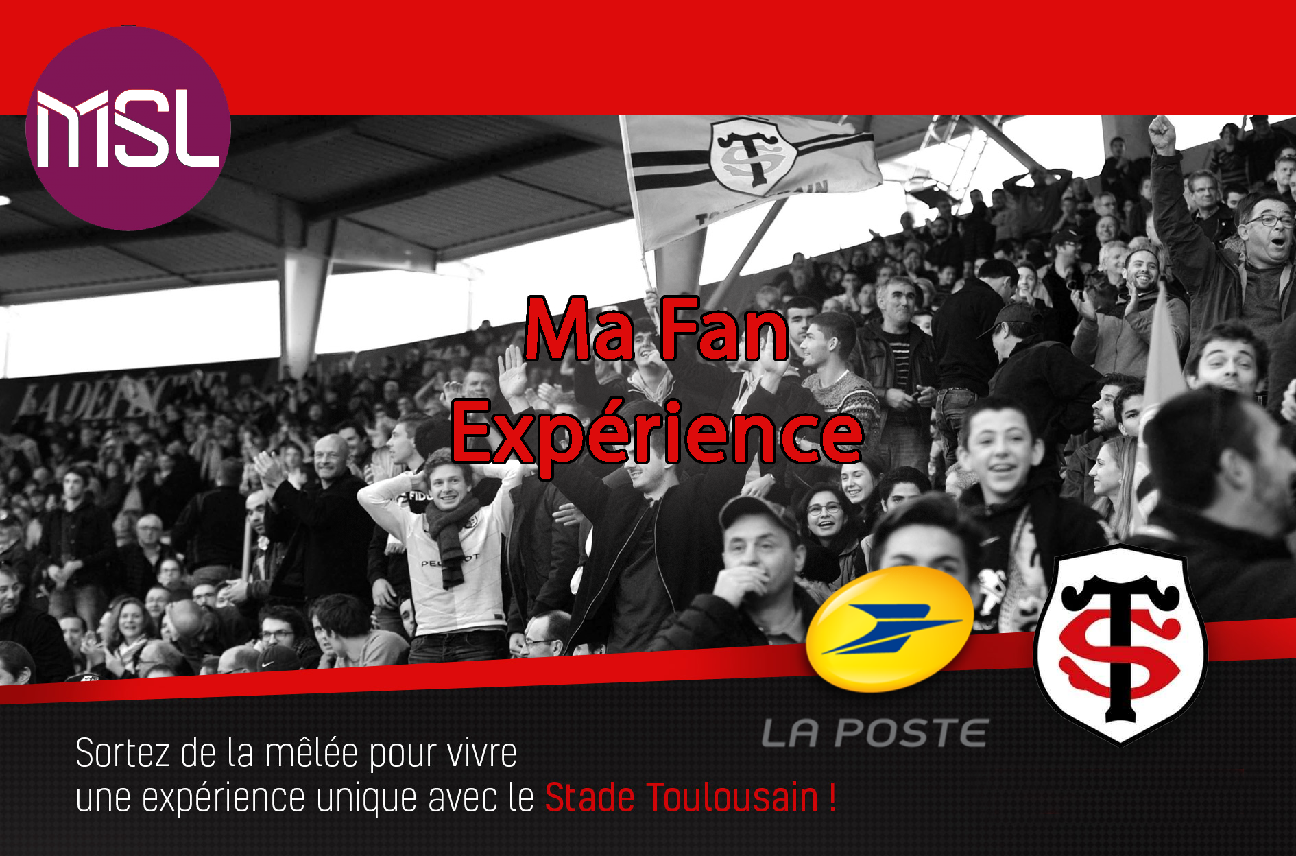 MaFanExpérience : Stade Toulousain et La Poste s’associent !