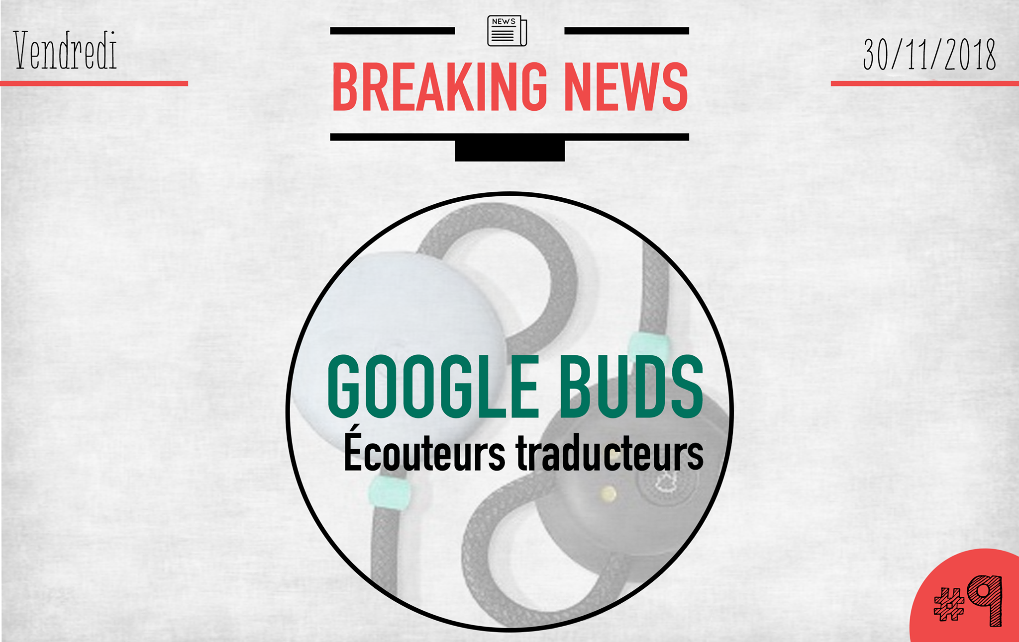 Nouveaux écouteurs connectés Made in Google