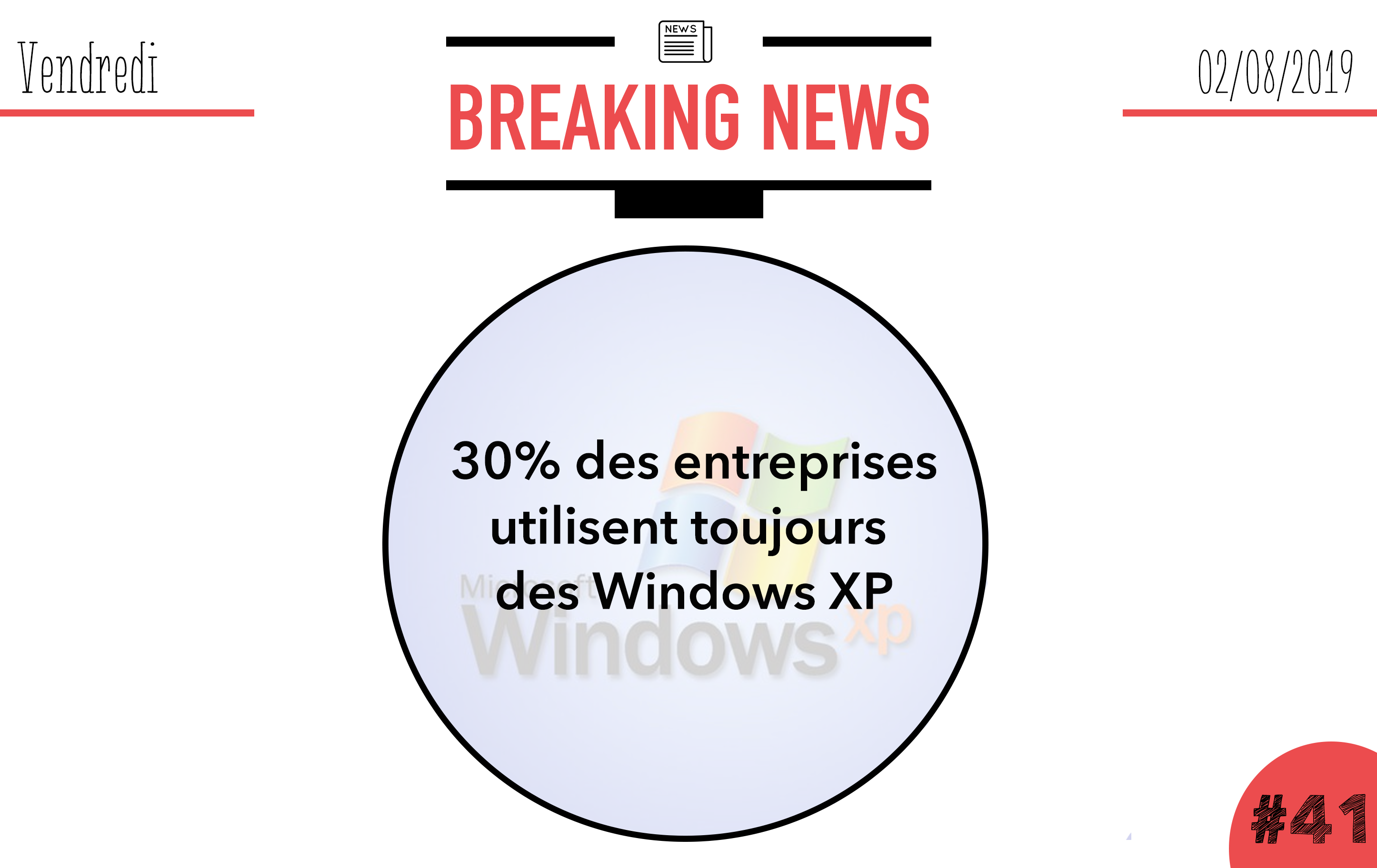 30% des entreprises utilisent toujours des Windows XP