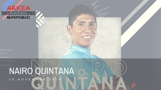 L’arrivée de Nairo Quintana dans l’équipe bretonne Arkéa-Samsic