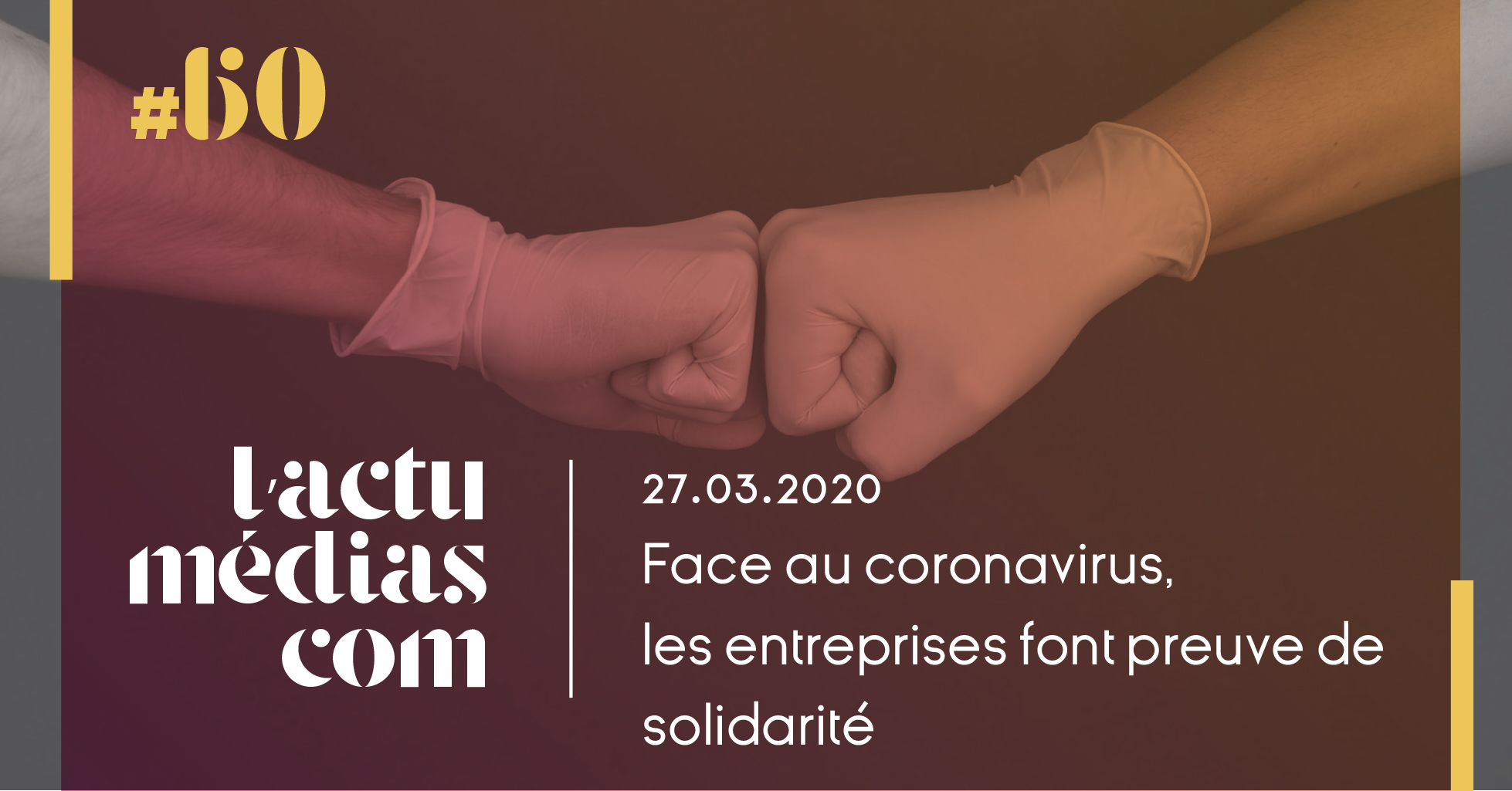 Face au coronavirus, les entreprises font preuve de solidarité