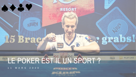 Le poker est-il un sport ?