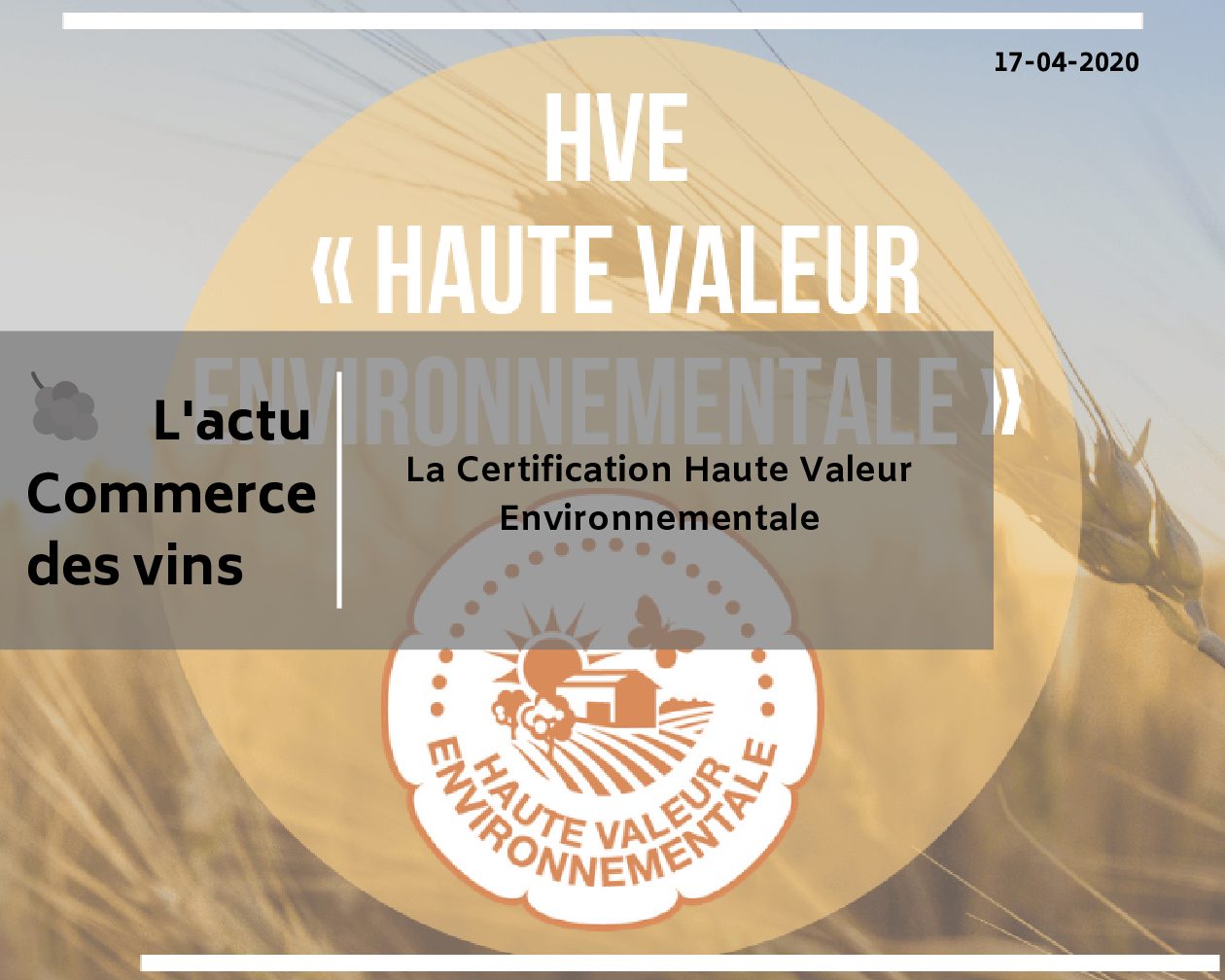 Certification Haute Valeur Environnementale