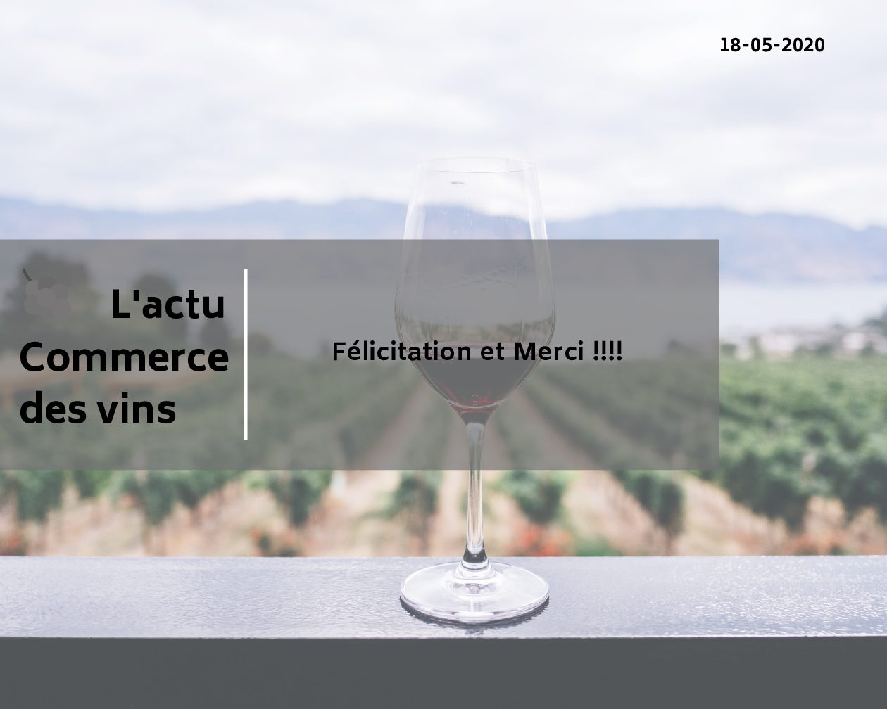 Félicitation et Merci !!!!