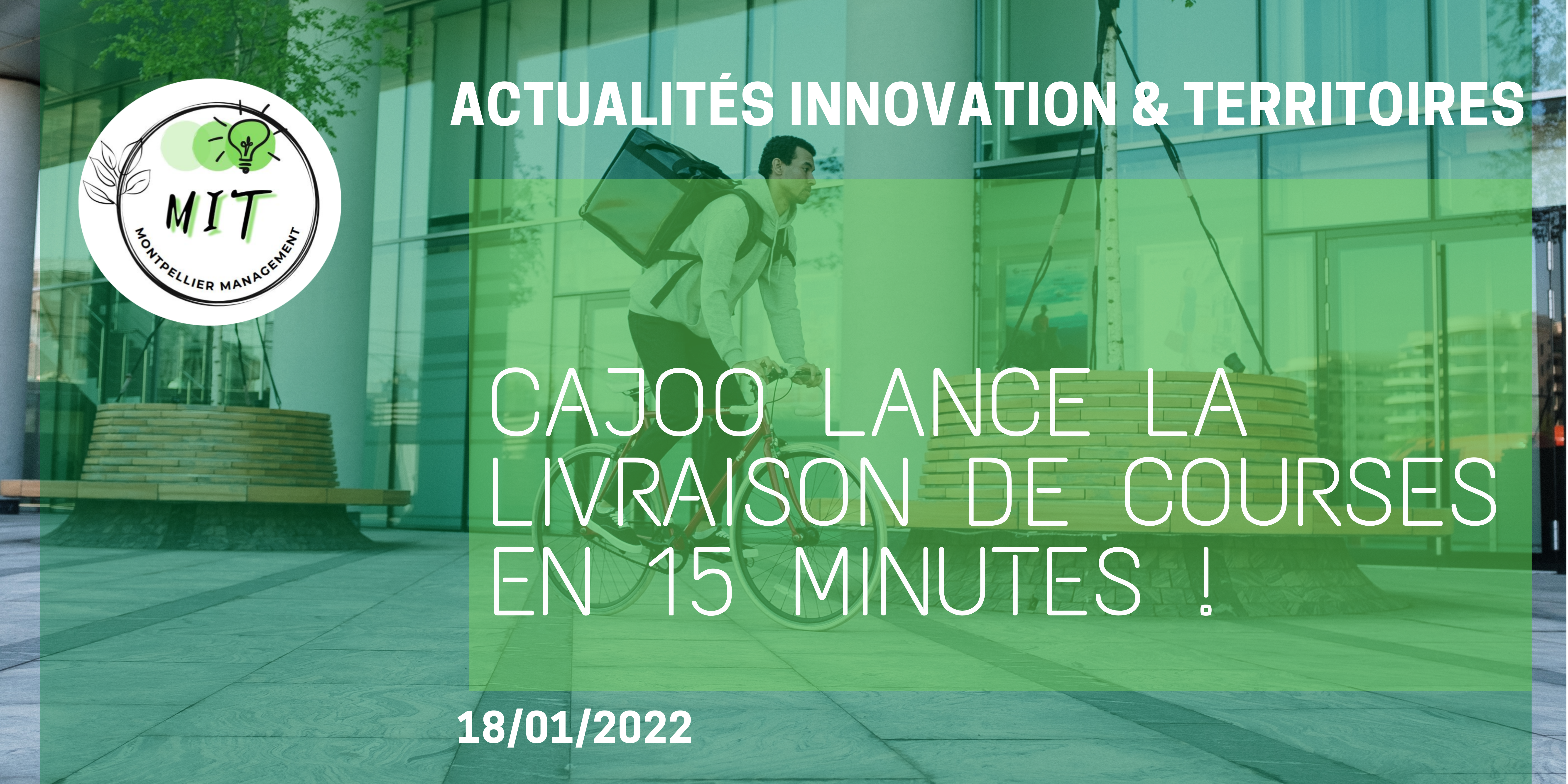 Cajoo lance la livraison de courses en 15 minutes !