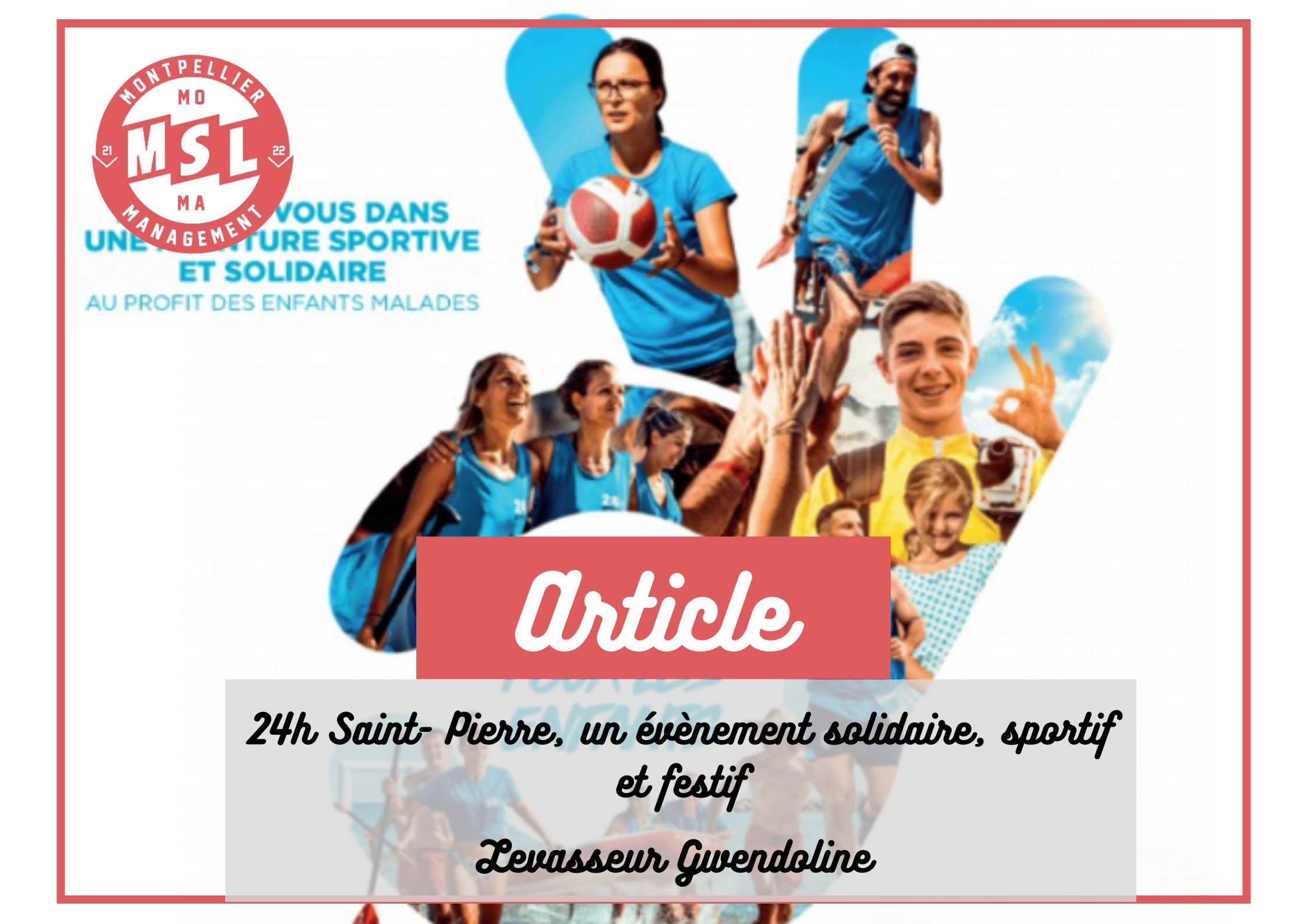 24h Saint- Pierre, un évènement solidaire, sportif et festif