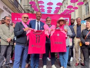 Maillots Roses à l'occasion d'Octobre Rose