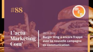 Burger King a encore frappé avec sa nouvelle campagne de communication pour sensibiliser au harcèlement scolaire.