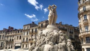 Fontaine des 3 grâces à Montpellier
