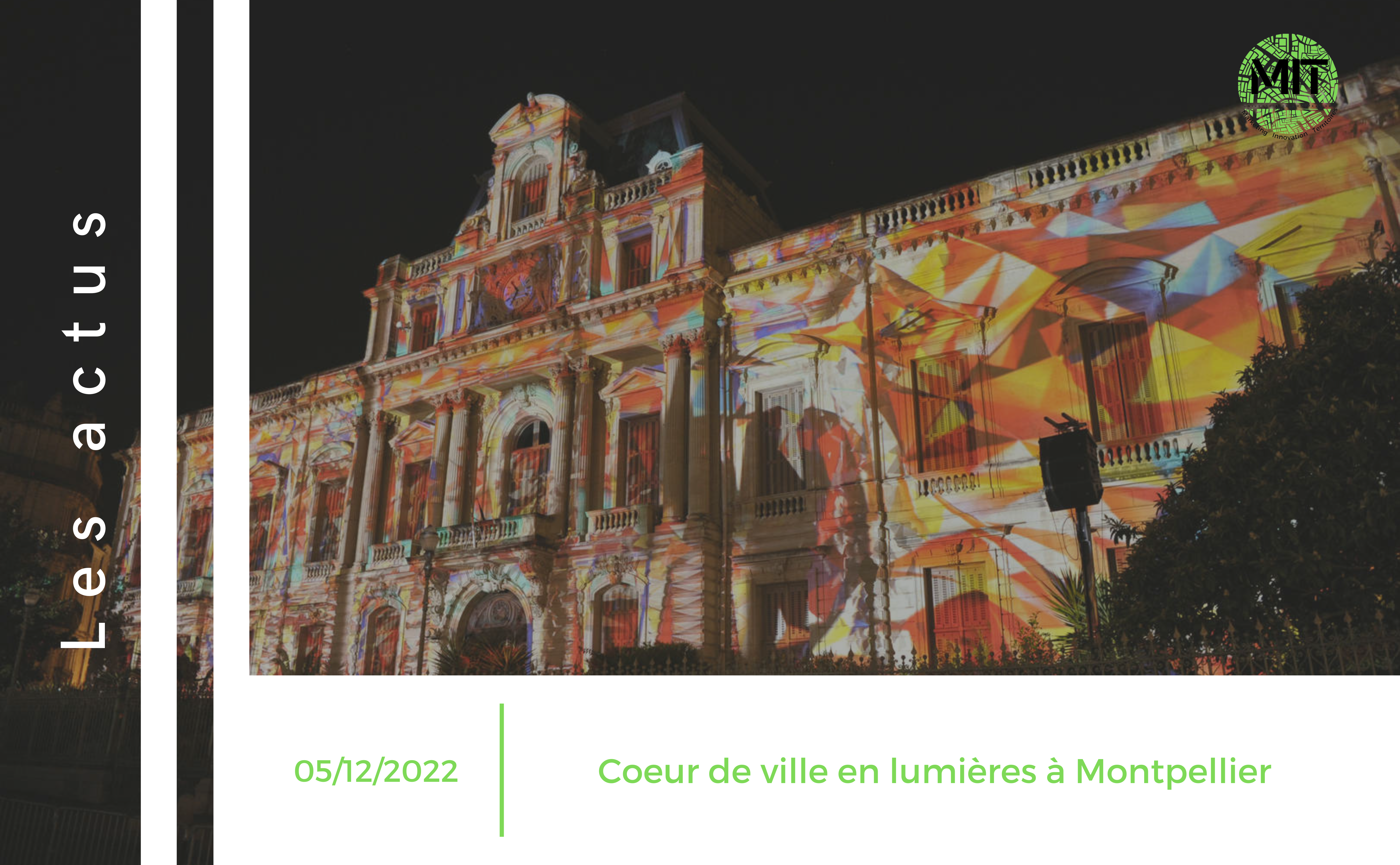 Coeur de ville en lumières à Montpellier