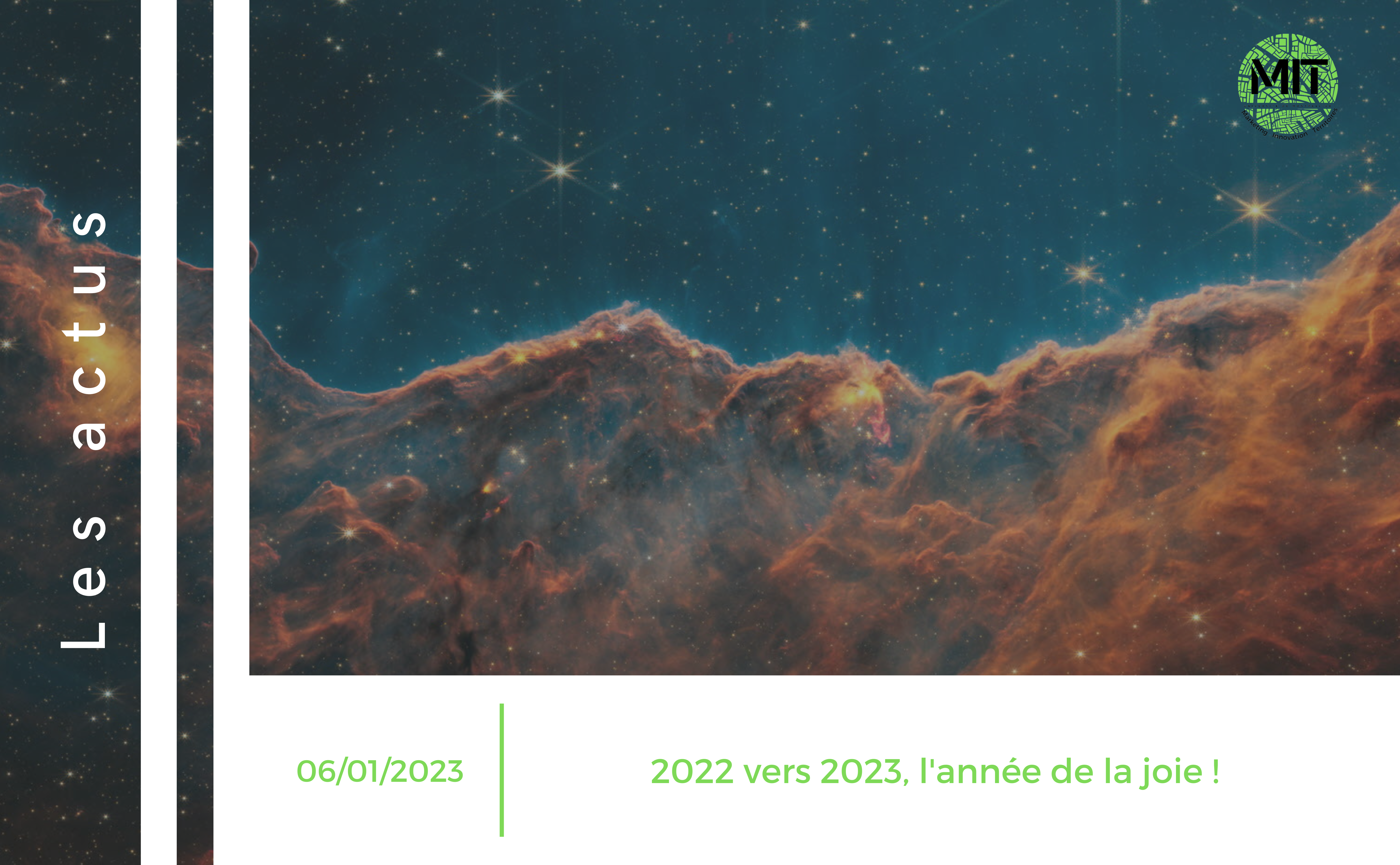 2022 vers 2023, l’année de la joie !