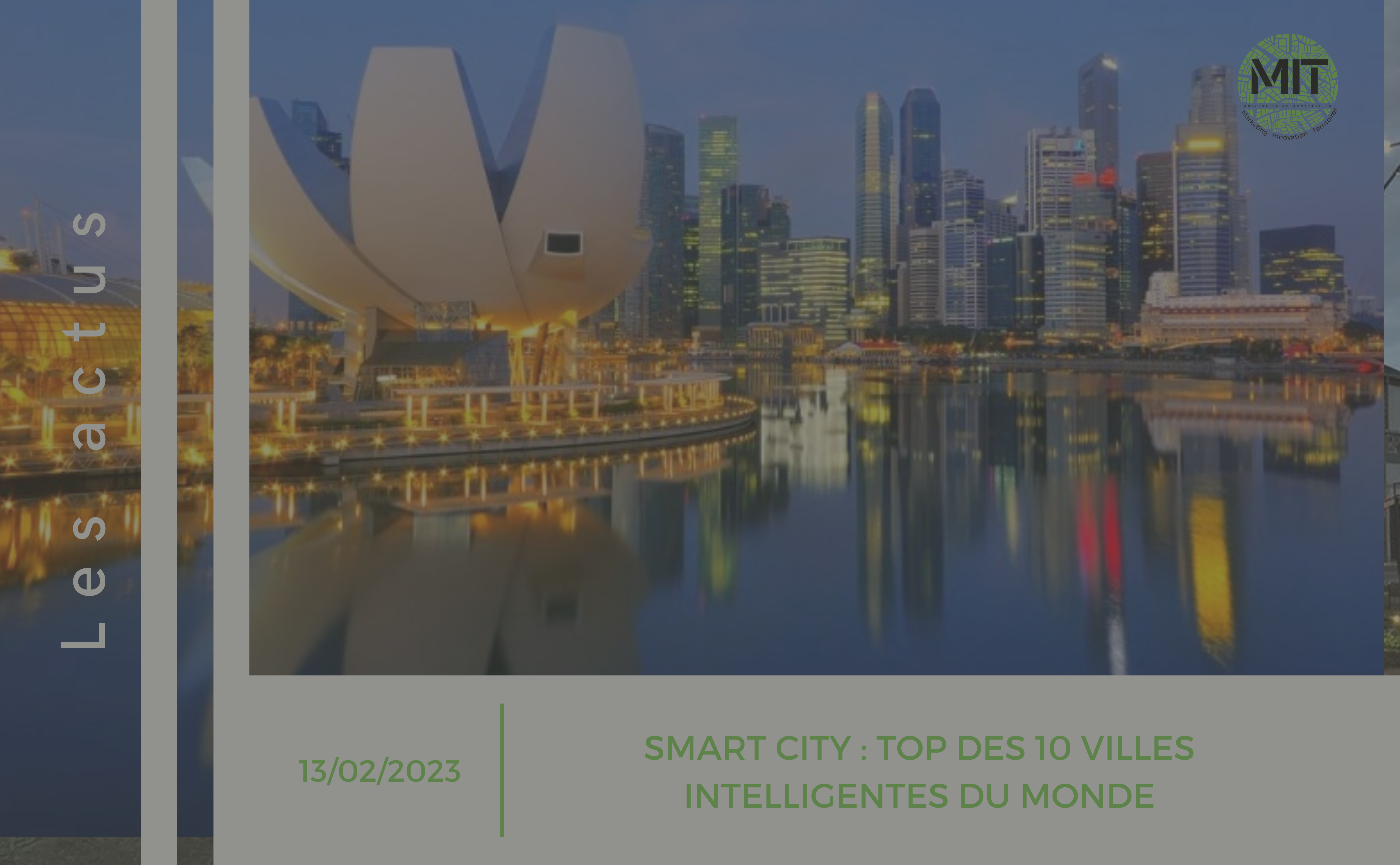 SMART CITY : TOP DES 10 VILLES INTELLIGENTES DU MONDE
