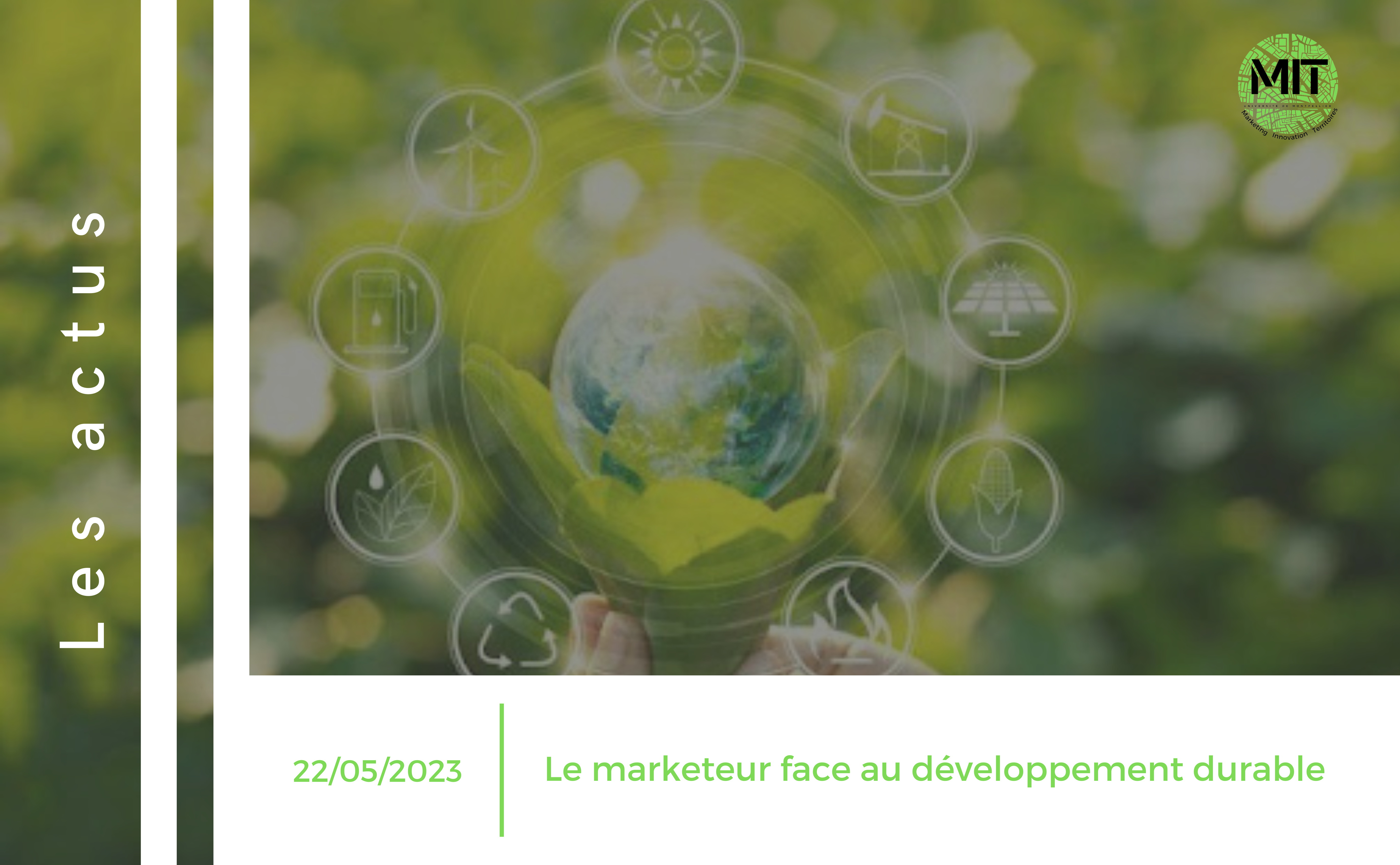 Le marketeur face au développement durable