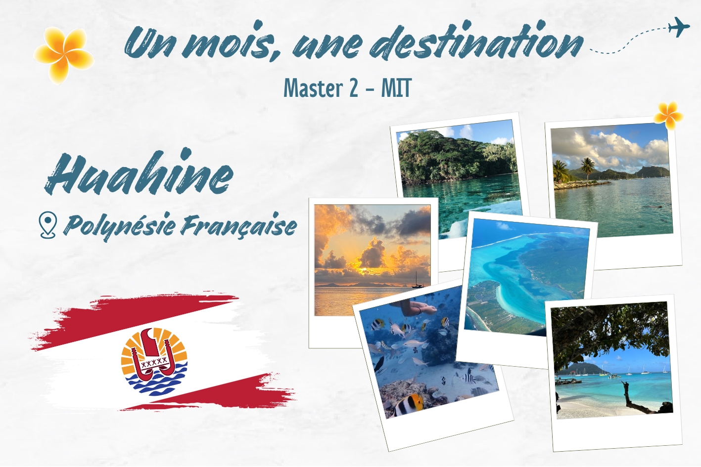 🌍 Un mois, une destination !