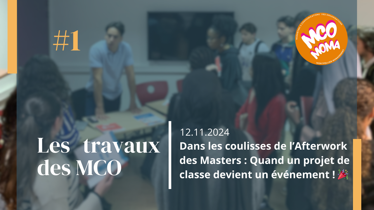 Dans les coulisses de l’Afterwork des Masters : Quand un projet de classe devient un événement ! 🎉