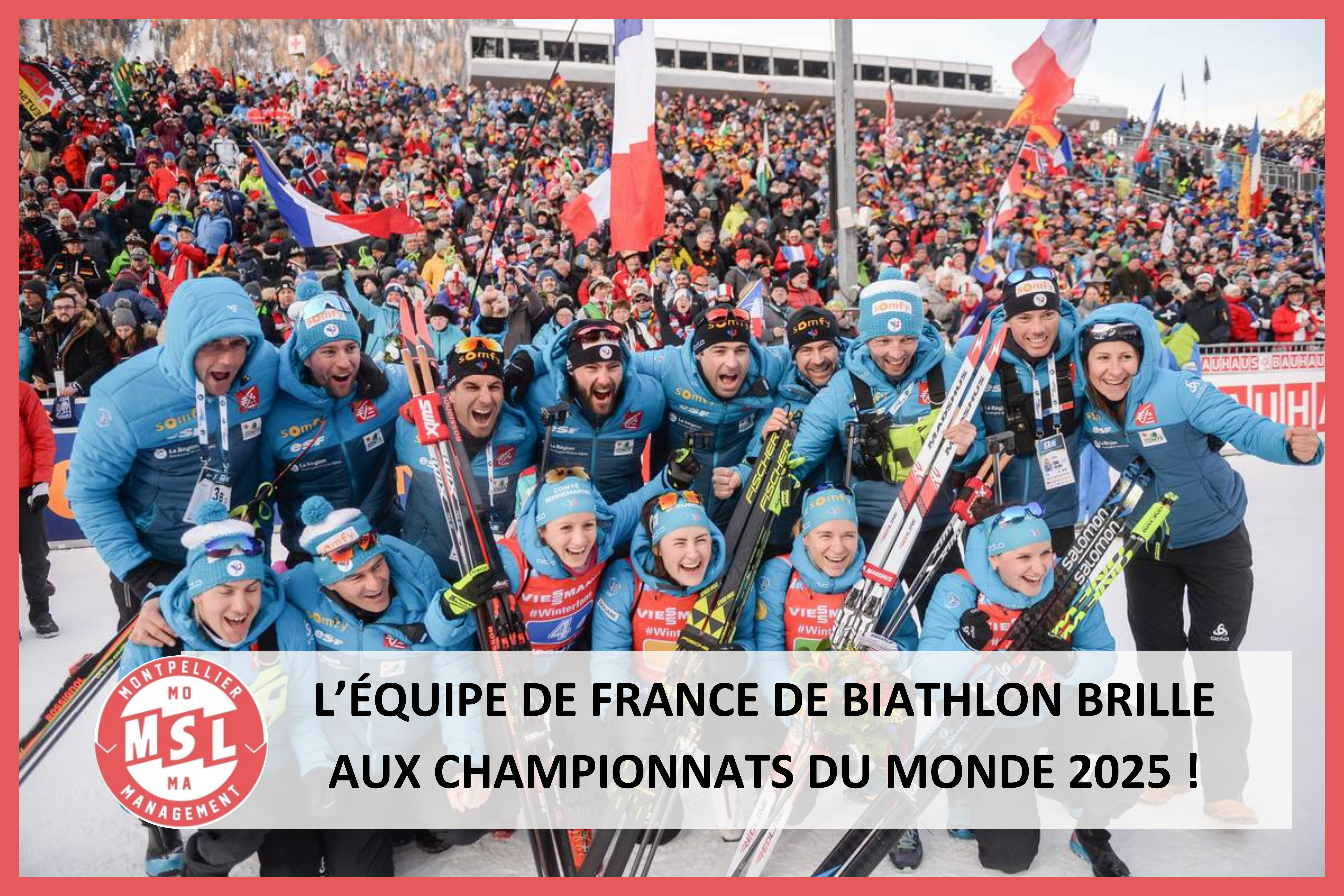 L’équipe de France de biathlon brille aux Championnats du Monde 2025 : 13 médailles et une domination historique !