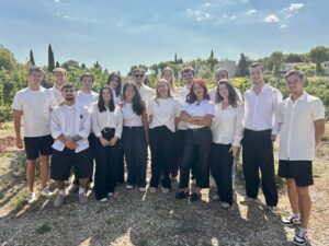 Étudiants du Master Commerce des Vins lors de la rentrée 2026 à Montpellier